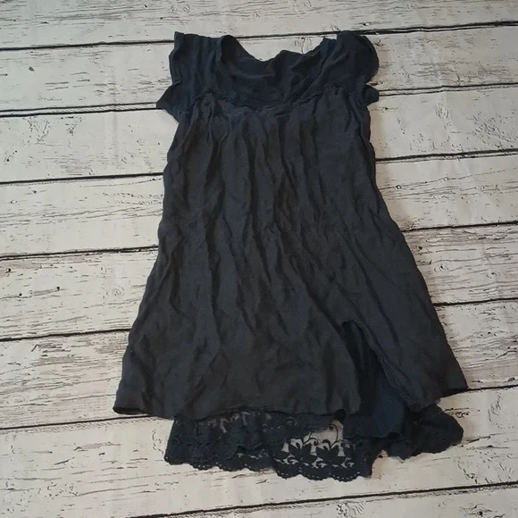 square neck dress a line Natalie A-line Square Neck Organza Midi Dress main image 1
